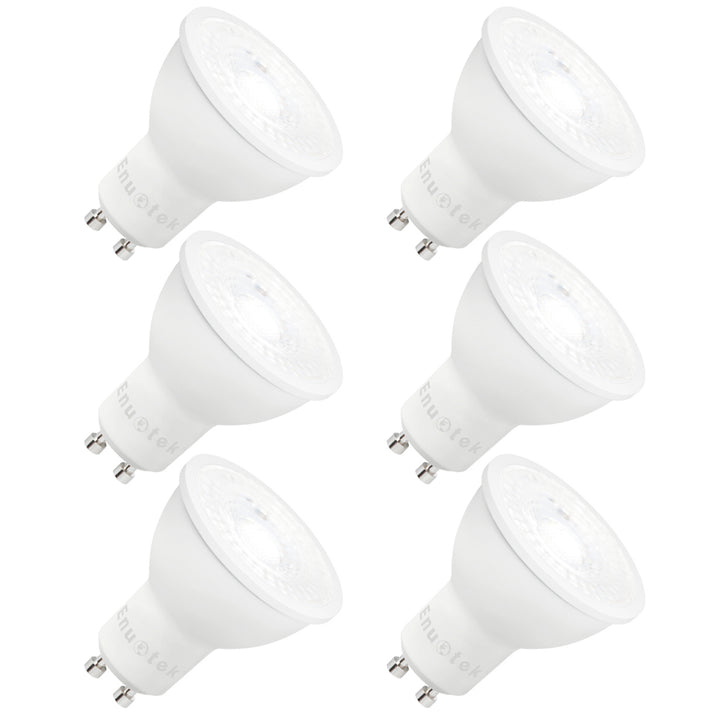 7W GU10 LED Spotlights LED Spot Light Bulbs 3 Steps Dimmable Cool White 5000K 6 Pack